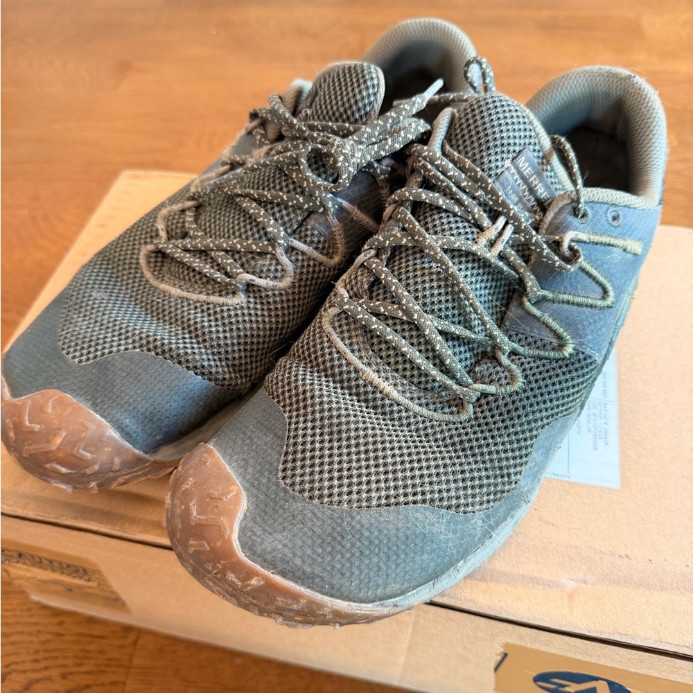 Merrell Olive Green Men's Trail Running Shoes